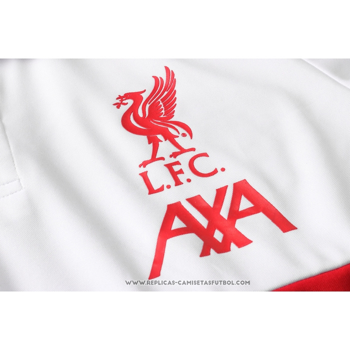 Camiseta Polo del Liverpool 20-21 Blanco